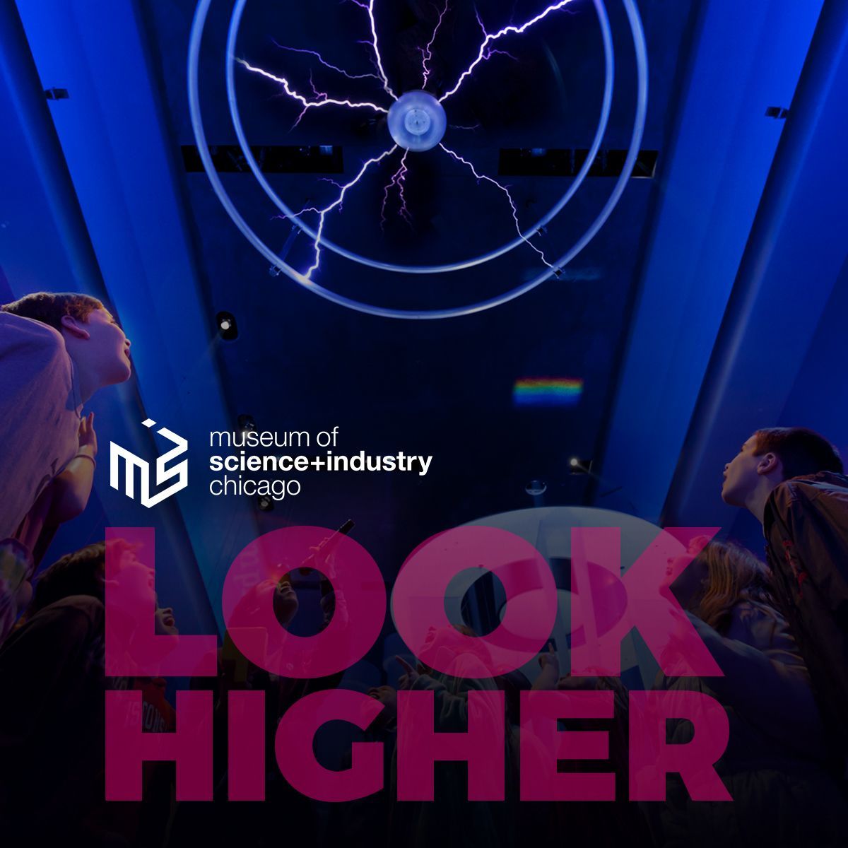 A poster for the museum of science and industry in chicago