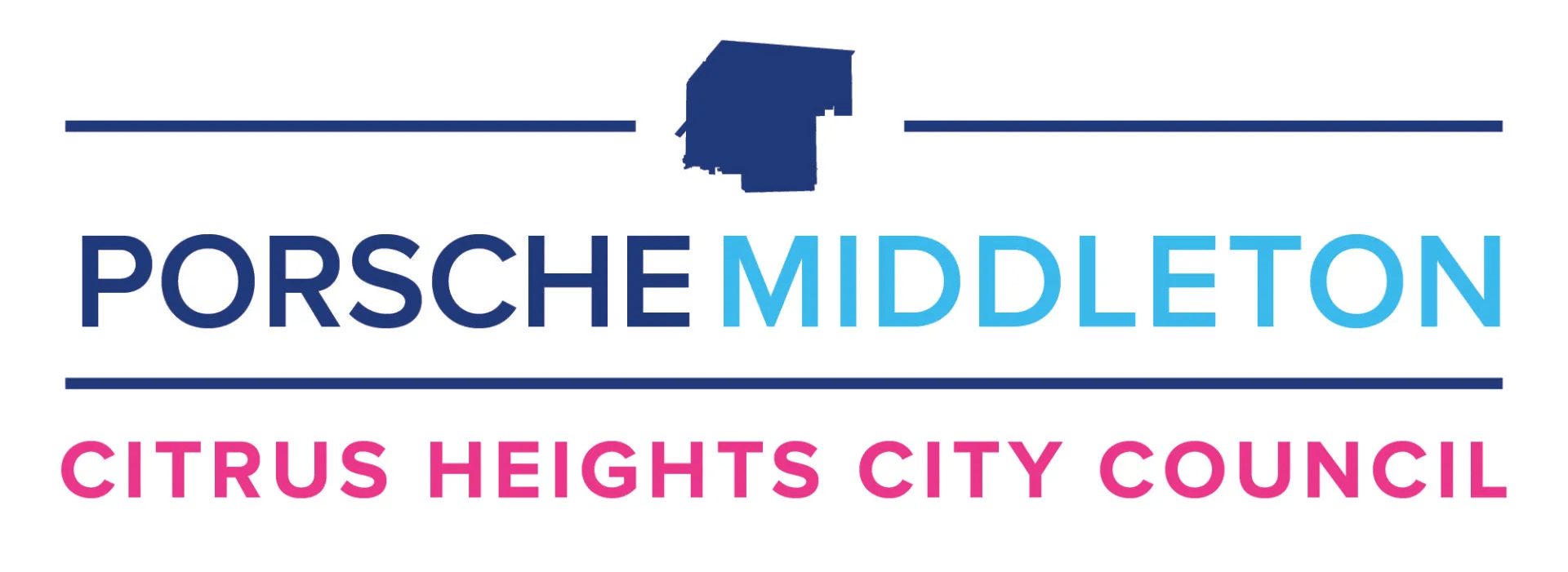 The logo for porsche middleton citrus heights city council