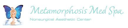 A logo for metamorphosis med spa nonsurgical aesthetic center