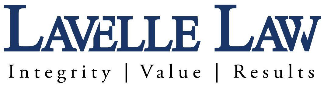 The logo for lavelle law integrity value results