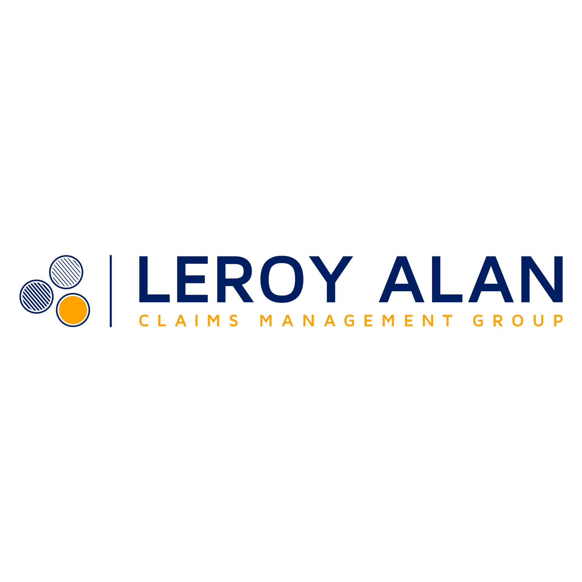 The logo for leroy alan claims management group