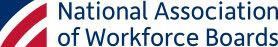 A logo for the national association of workforce boards