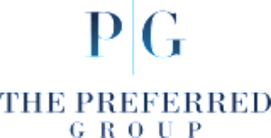 The logo for the preferred group is blue and white.