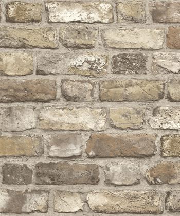 Brown Brick Effect wallpaper
