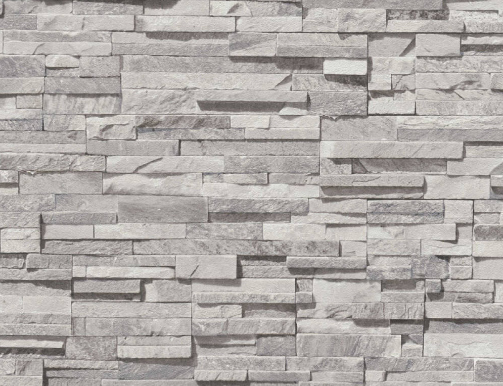 Grey Brick Effect wallpaper