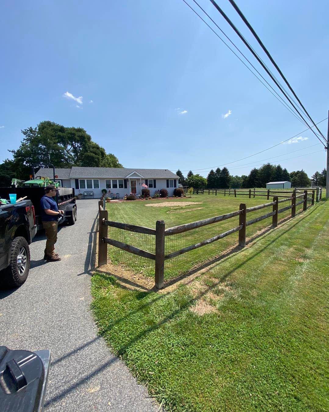 Wooden Fence — Cecil County, MD — Banks Land Management