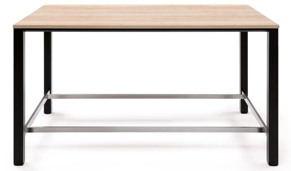 vista laterale di una scrivania in legno