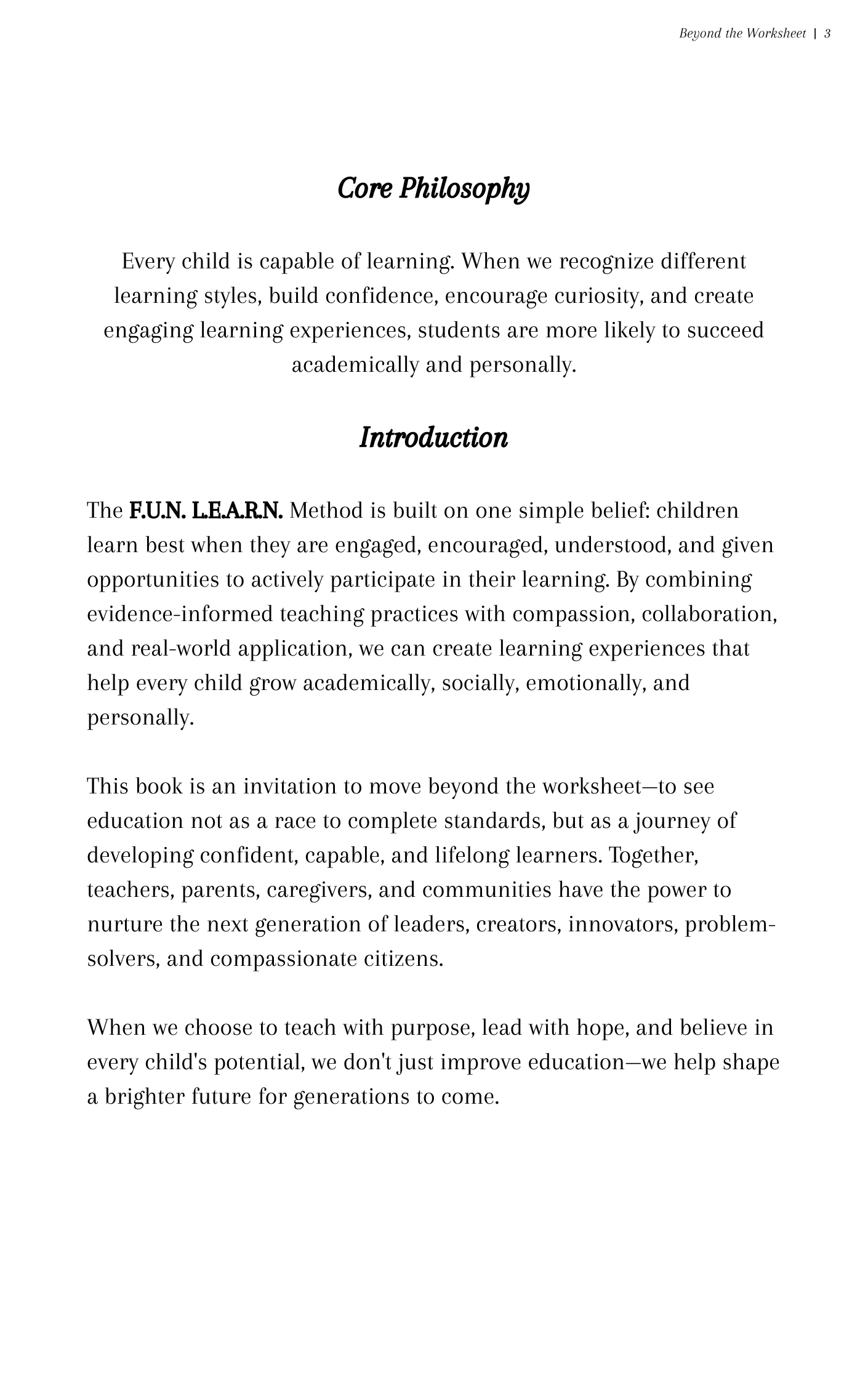 Beyond the Worksheet: A Better Way to Help Every Child Learn