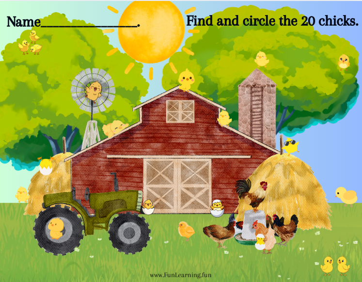 Kindergartener Counting Worksheets