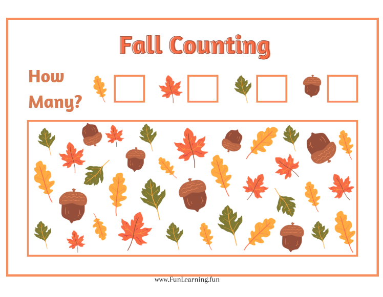 Kindergartener Counting Worksheets