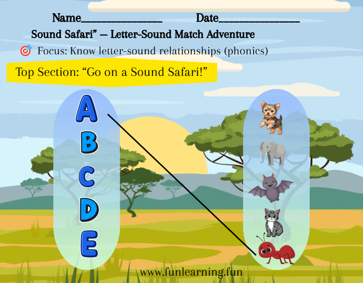 Kindergartner ABC Worksheets