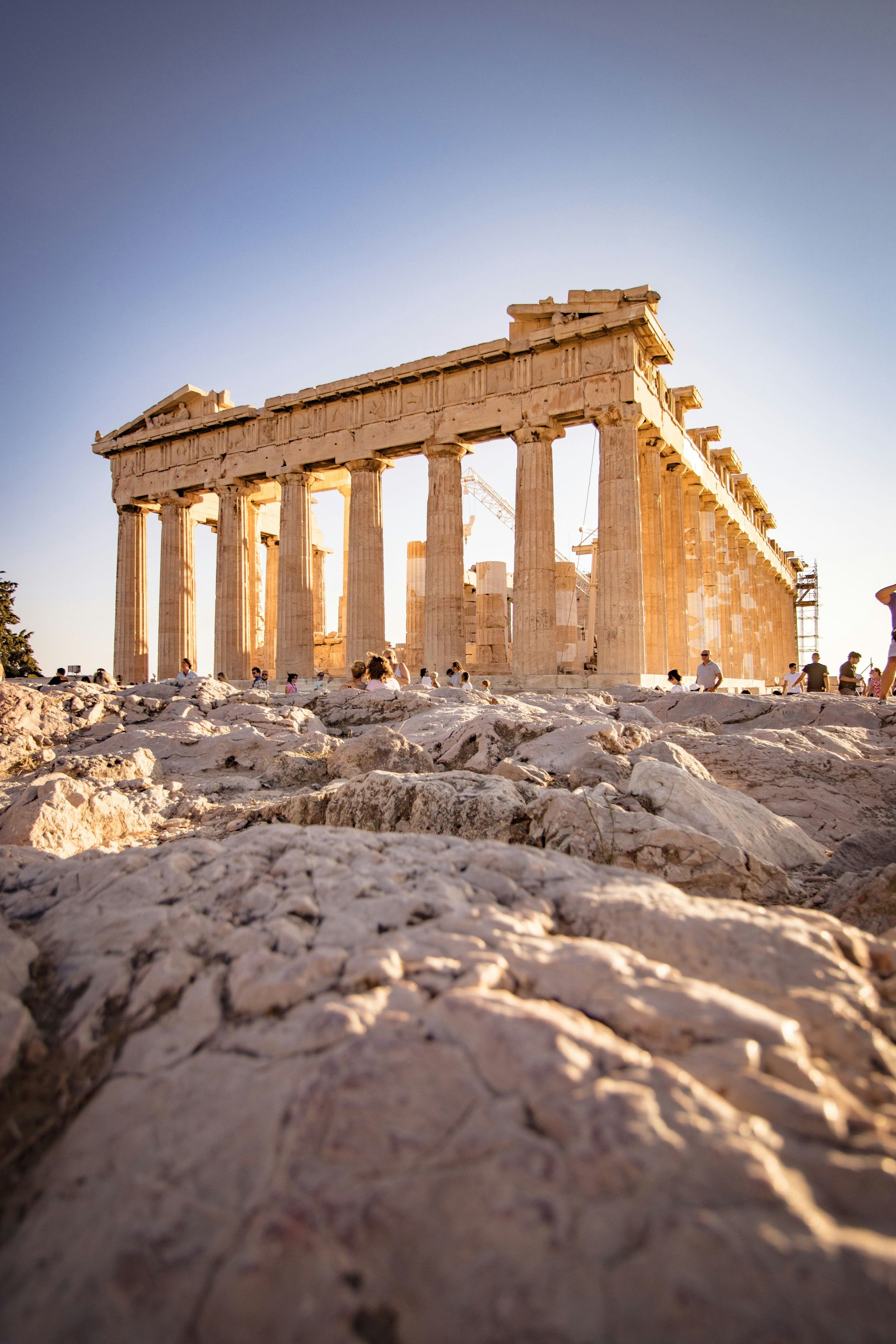 The Parthenon in Athens, Greece.