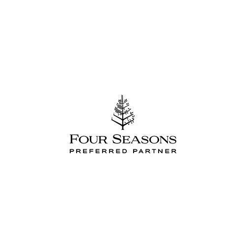 The Four Seasons preferred partner logo is a black. 