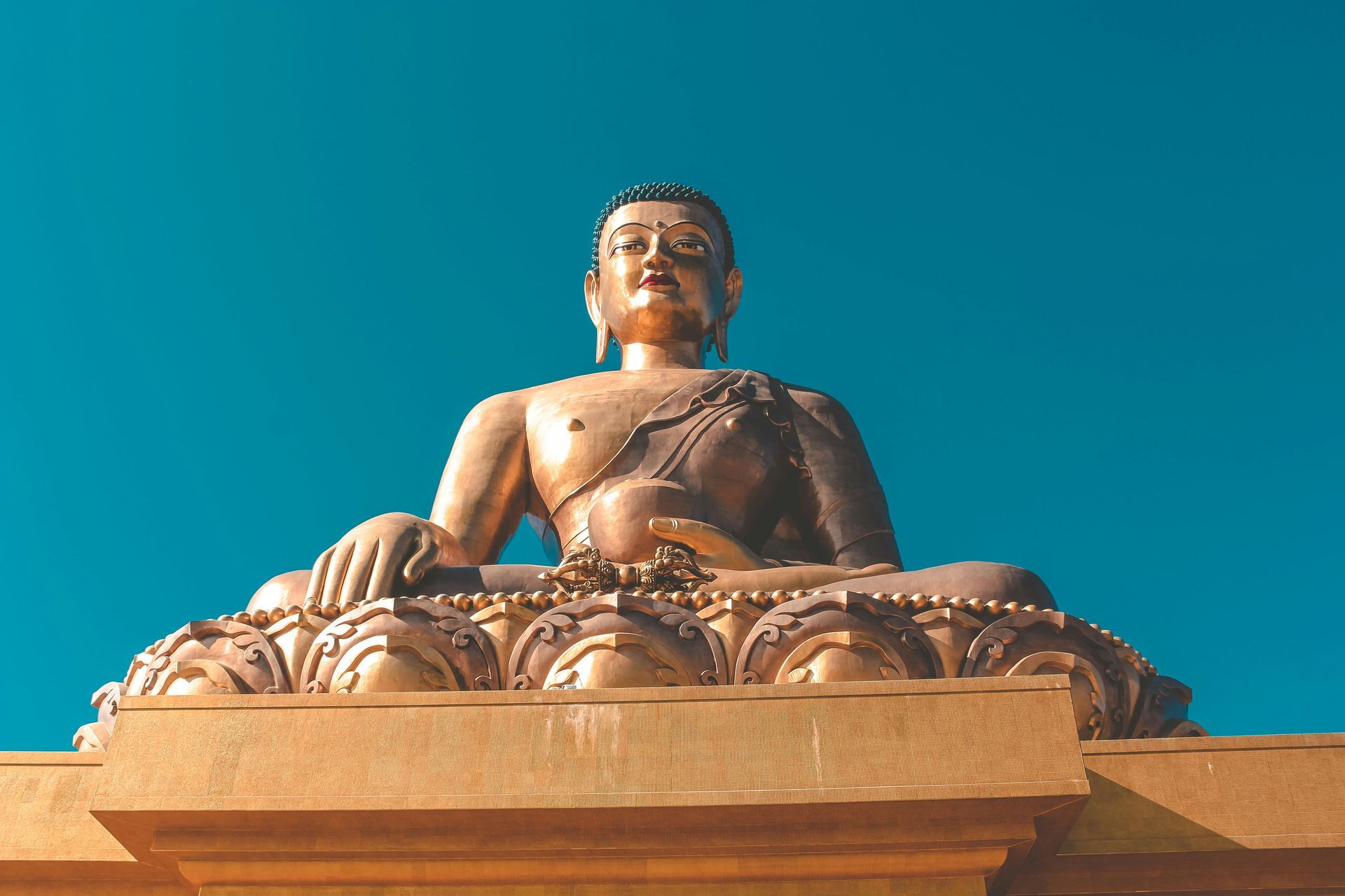 Buddha Dordenma Statue at Budda Point in Bhutan.