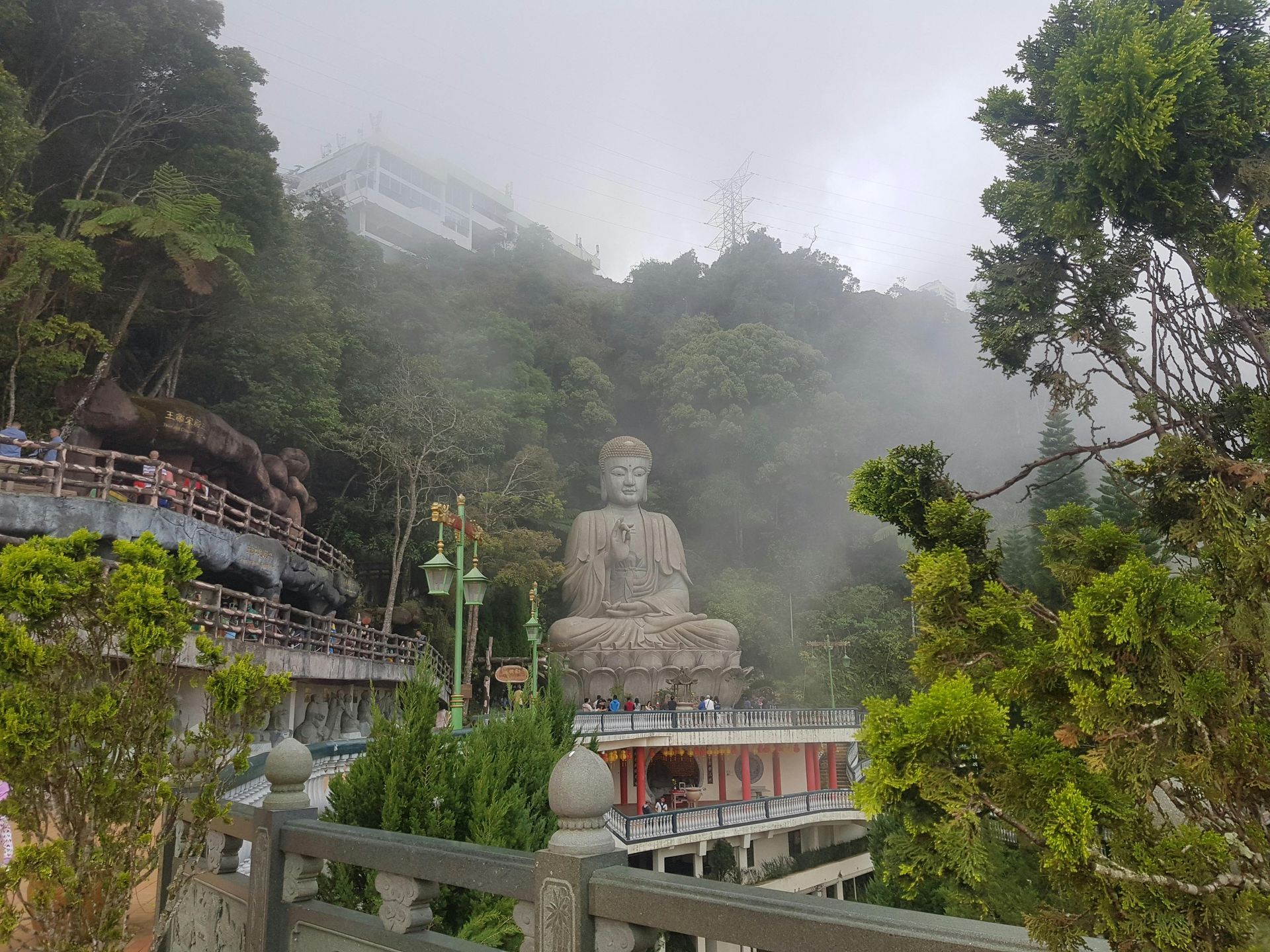 Buddha statue in jungle of Malaysia.