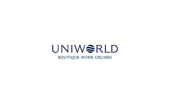 The logo for Uniworld Boutique River Cruises is on a white background.