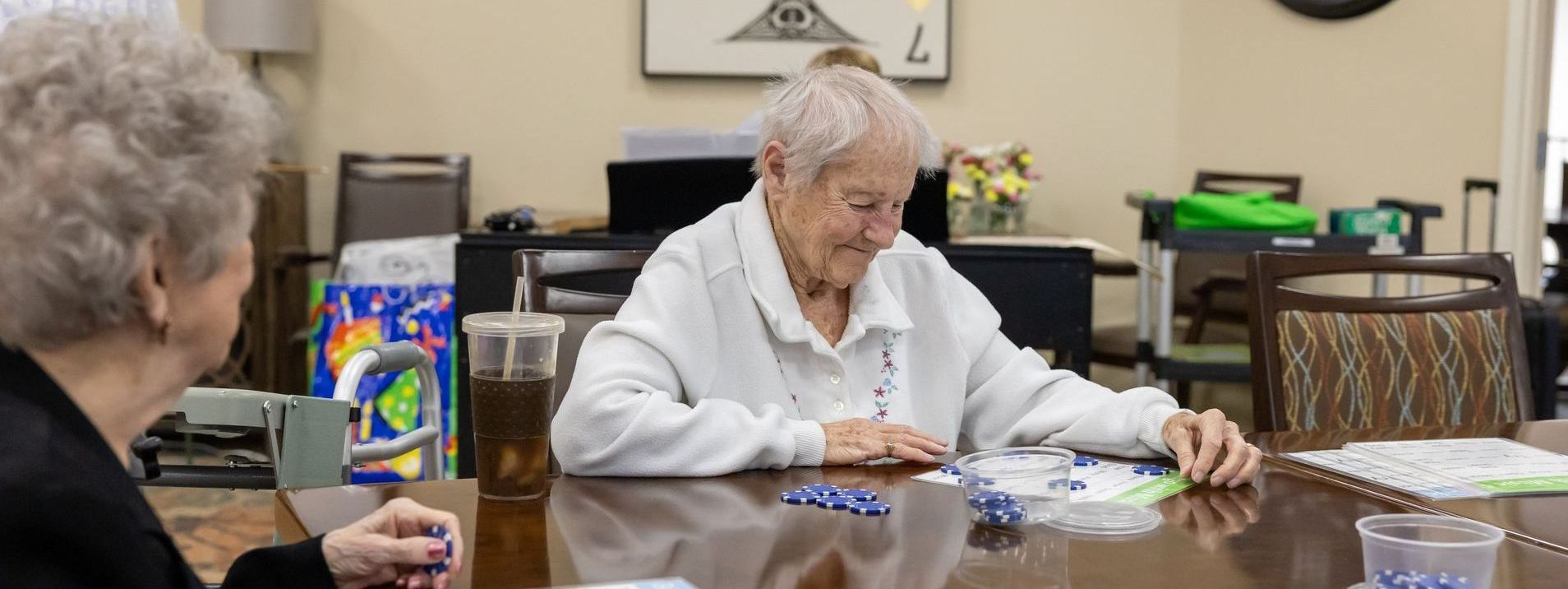 Elders Playing Cards — Independent Living Services in Saint Charles, MO