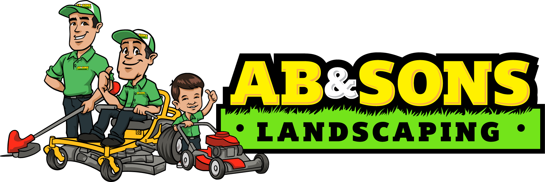 AB & Sons Landscaping Logo