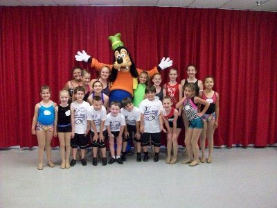 2011 - 2012 CSDA Comptetition Team —  Group picture with Goofy in Indianapolis, IN