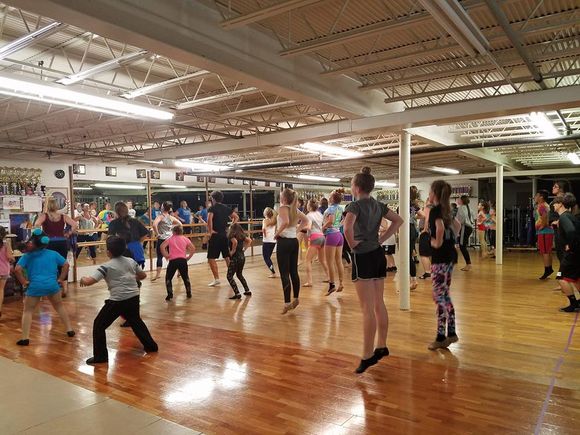 Center Stage Dance Academy — Group Practicing in Indianapolis, IN
