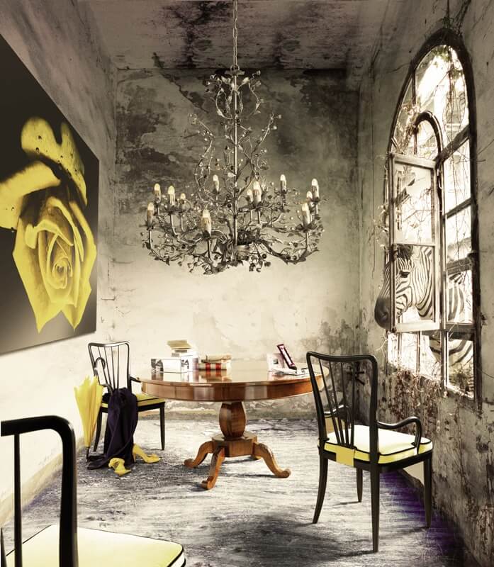 show-room con arredi d'epoca