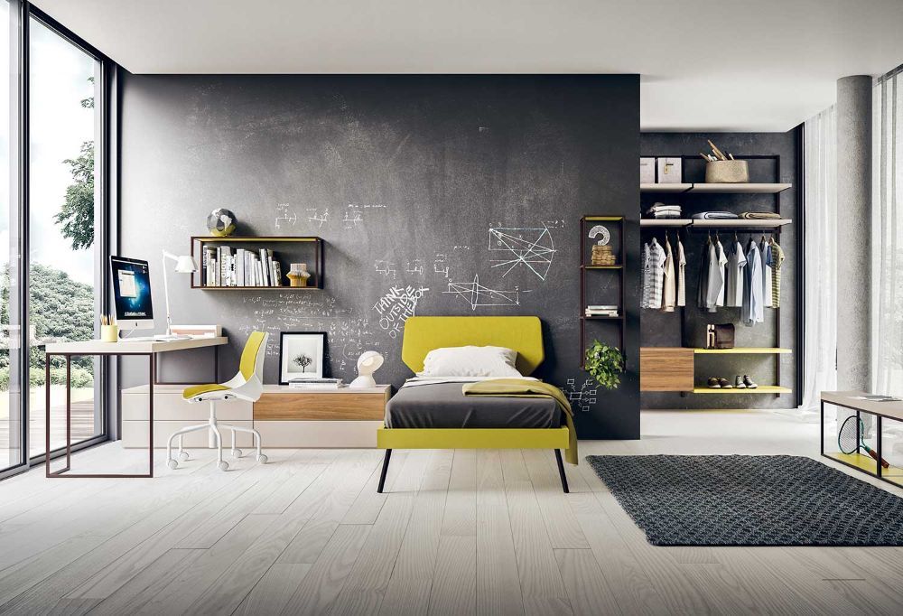 cameretta per ragazzo moderna