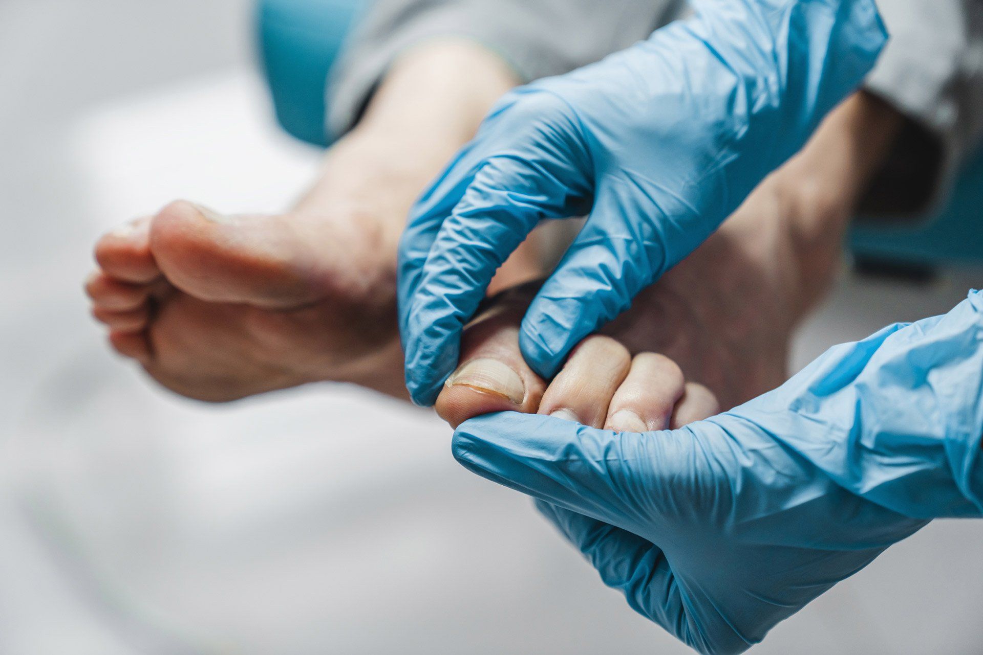 Podiatrist Treating Feet During Procedure | Central Coast, Nsw | Angela Green Podiatry