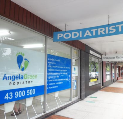 Angela Green Podiatry Budgewoi Clinic with Clear Glass Partition | Central Coast, Nsw | Angela Green Podiatry