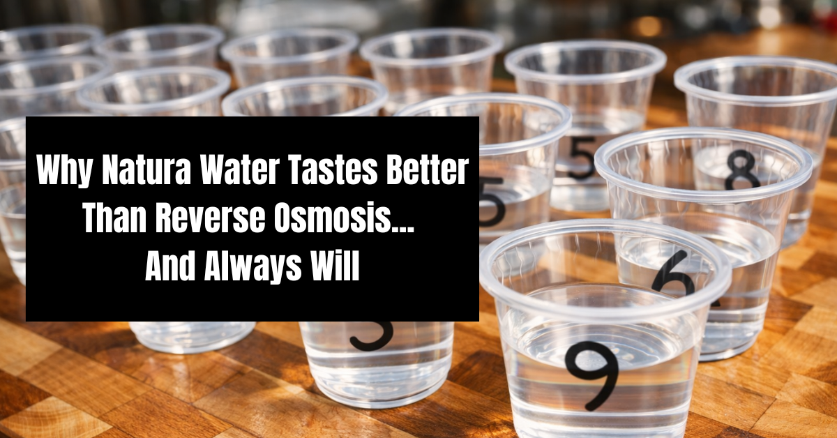 Why Triple-Filtered Water Tastes Better Than Reverse Osmosis | Natura Water