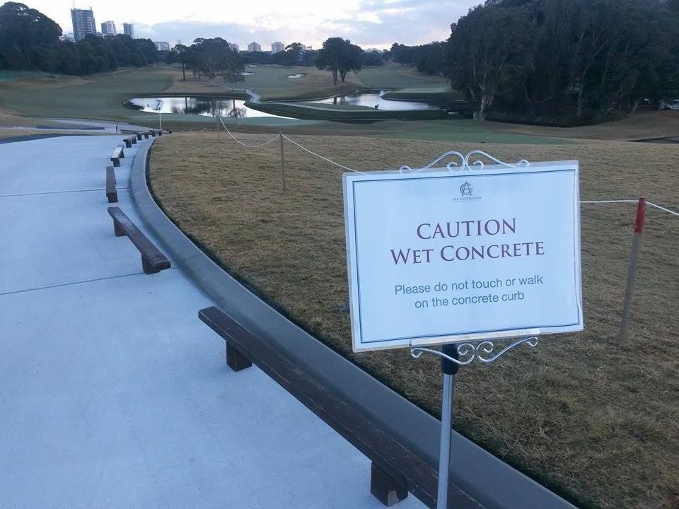 Newly Installed Kerbing on Golf Course | Sydney, NSW | Kerbing Projects Australia