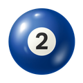 2 ball indicator for Massé Cafe |  Vector Image