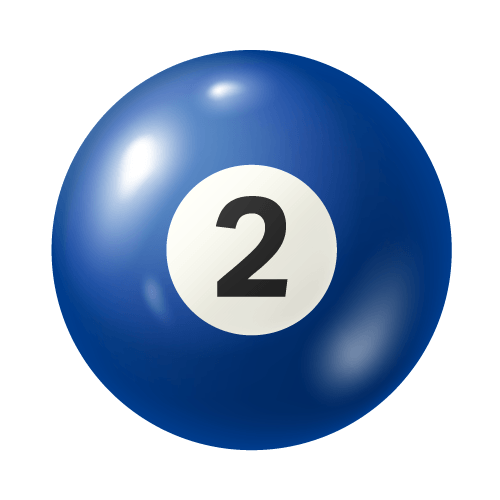 Image of a billiard two ball used as category indicator