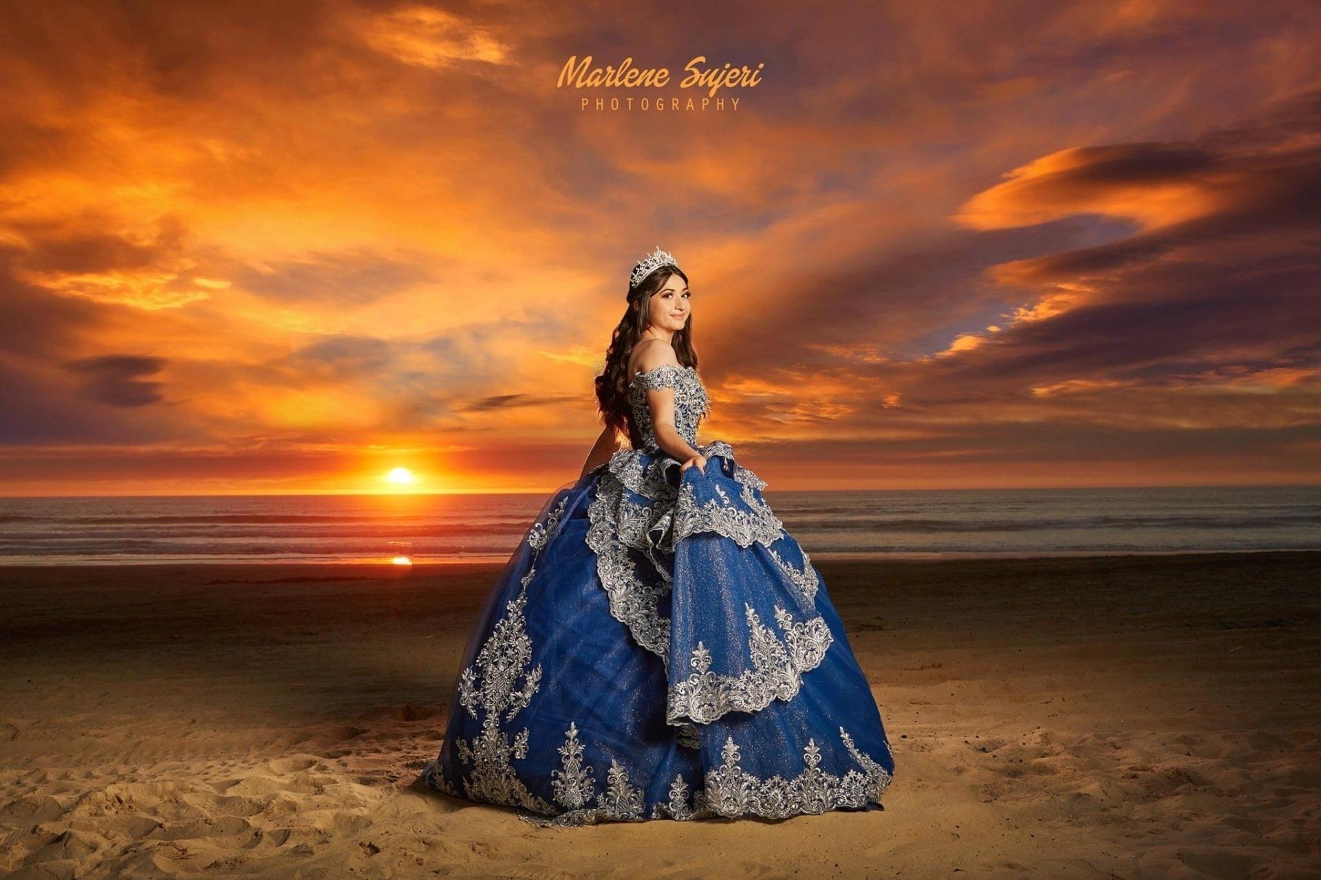 Two chairs with signs on them that say mr. and mrs.