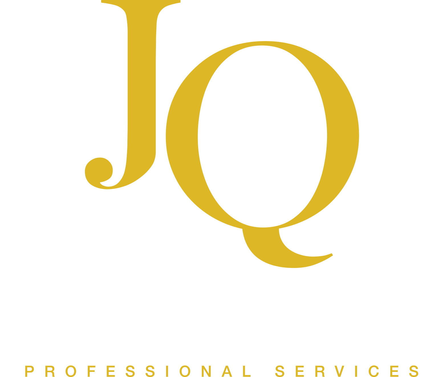 A gold-colored logo featuring the stylized letters 