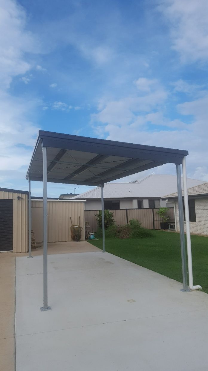 Carport At Front Of The House — Bushman Sheds in Bundaberg East, QLD
