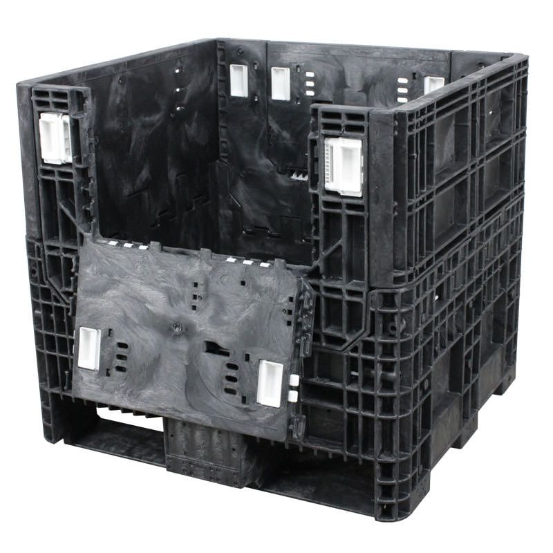 Ropak 30 x 32 x 30 Plastic Bulk Container - one drop door