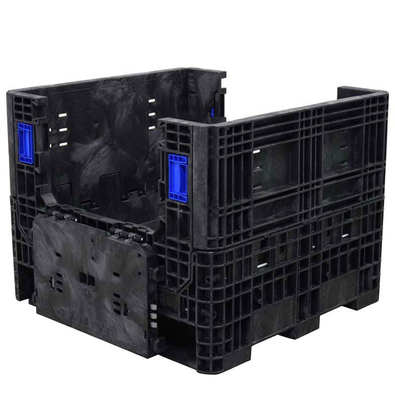 32 x 30 x 25 Collapsible bulk container with 2 doors down