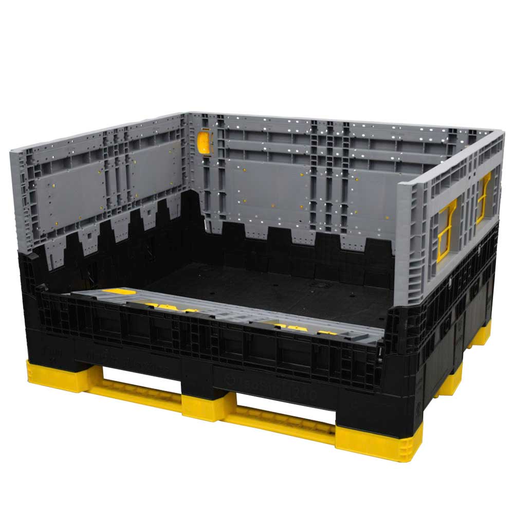 40x48x25 Eco Bulk Shipper Collapsible Container - Font wall down