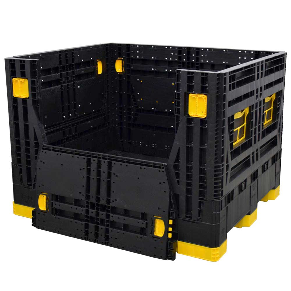 40x48-34 Eco Bulk Shipper Collapsible Container - Door Down