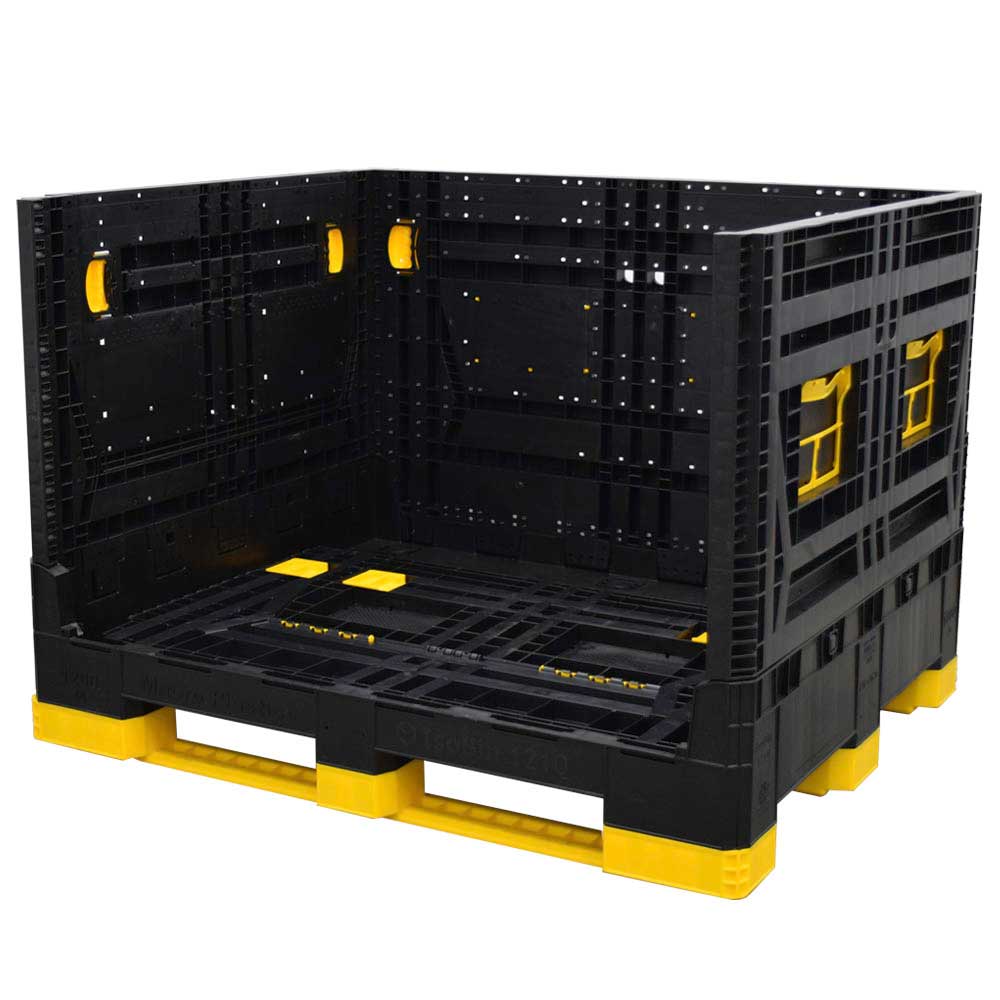 40x48-34 Eco Bulk Shipper Collapsible Container - Wall down