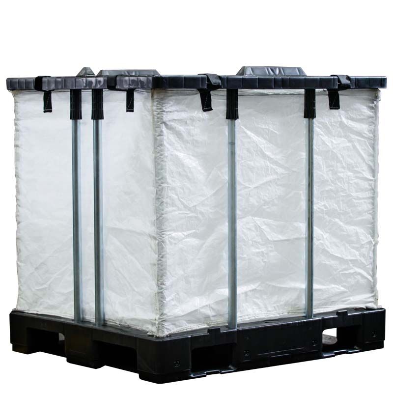 40x48x43 Stackable Foldable IBC