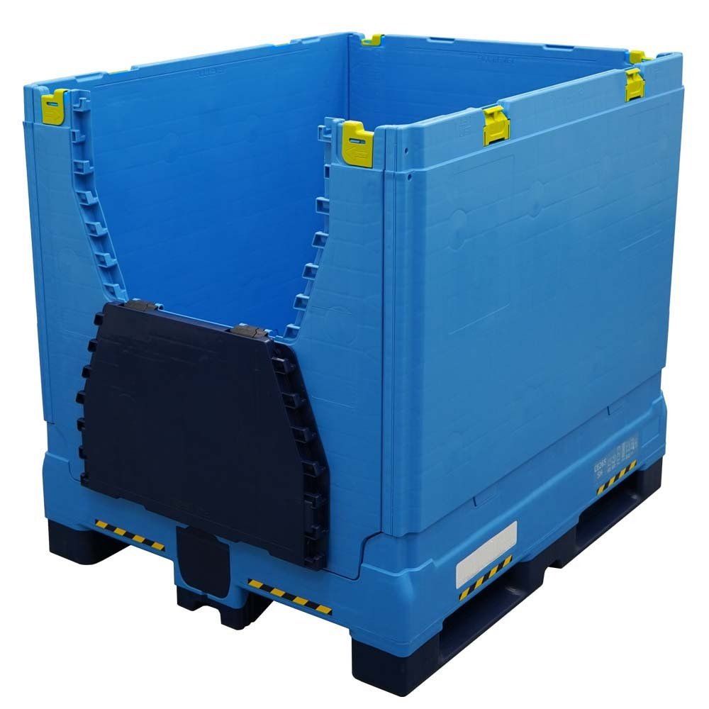 40x48x45 Foldable IBC with drop door down