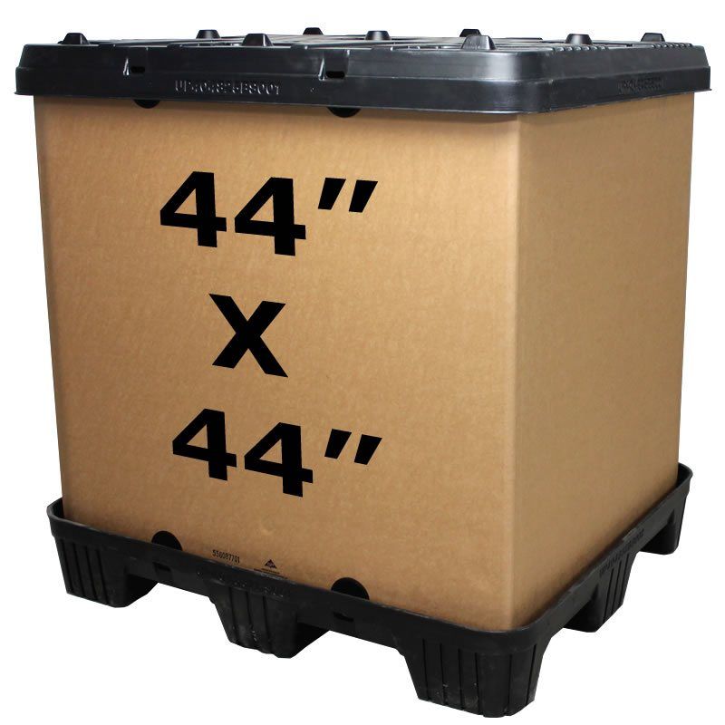Contenedor de caja-palet de 44 x 44 Uni-Pak