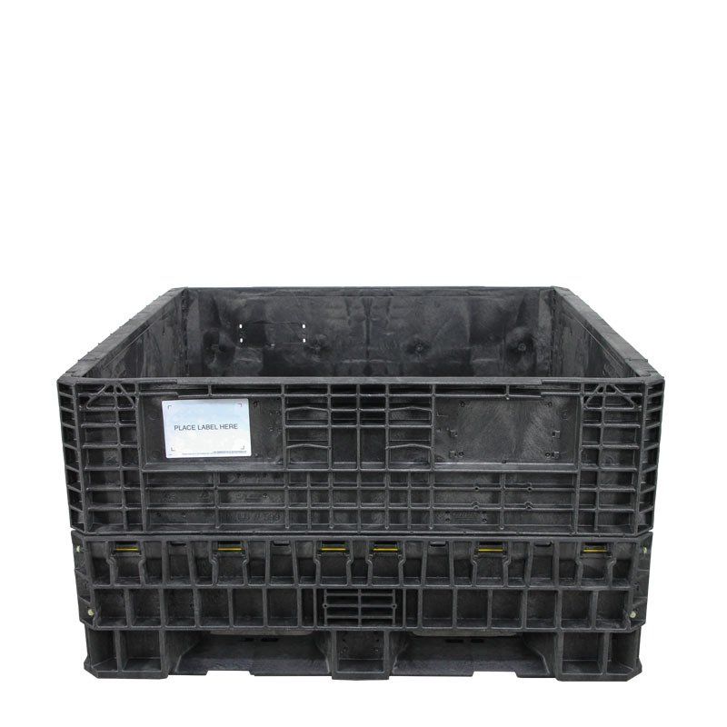 Ropak 45 x 48 x 25 Plastic Bulk Container - Side view