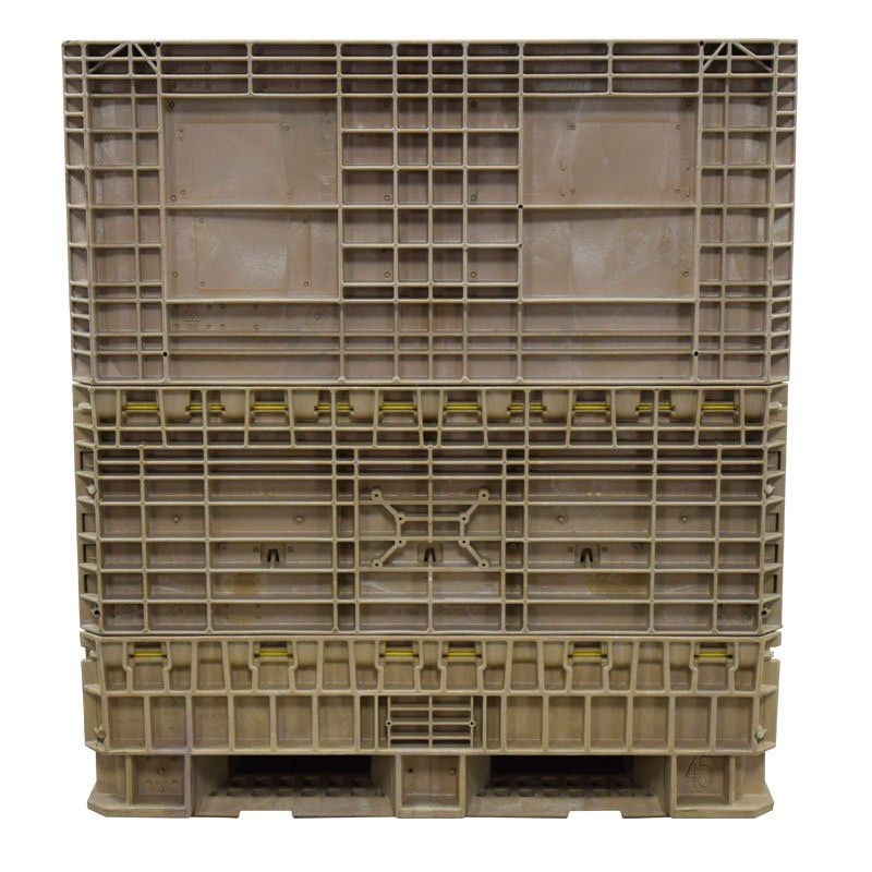 45 x 48 x 50 Hopper Bottom Bulk Container second  side view