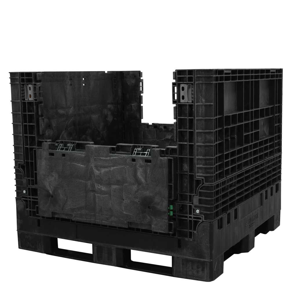 45x48x41 Collapsible Bulk Container two drop doors down