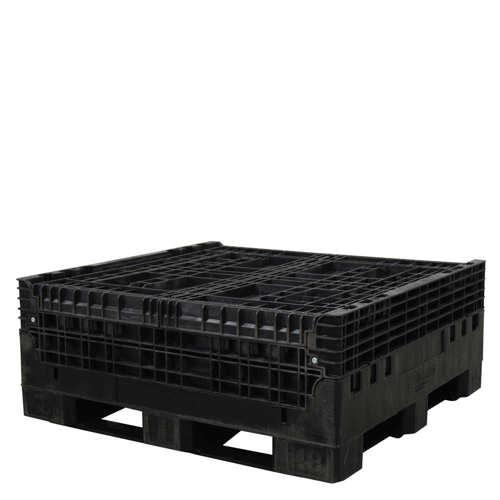 Fully collapsed 45x48x41 Collapsible Bulk Container