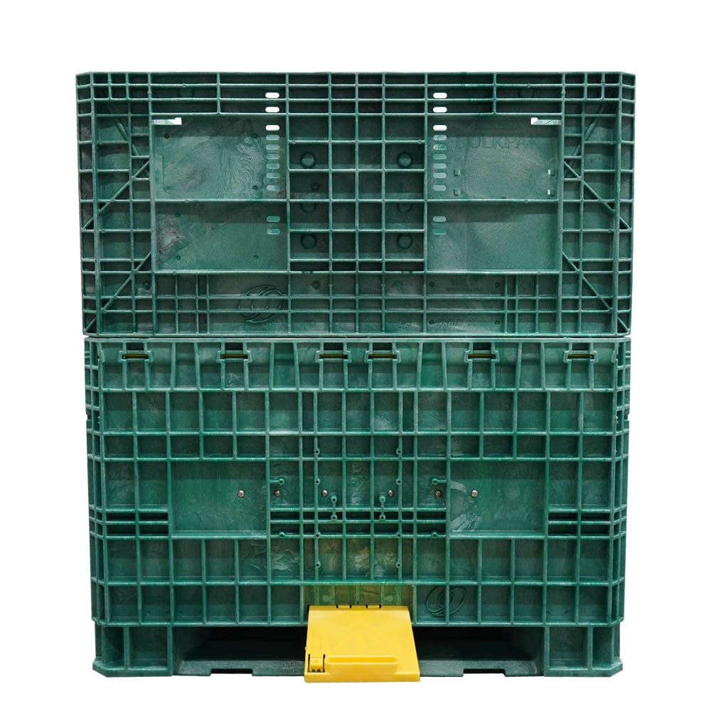45 x 48 x 50 Hopper Bottom Bulk Container second  side view