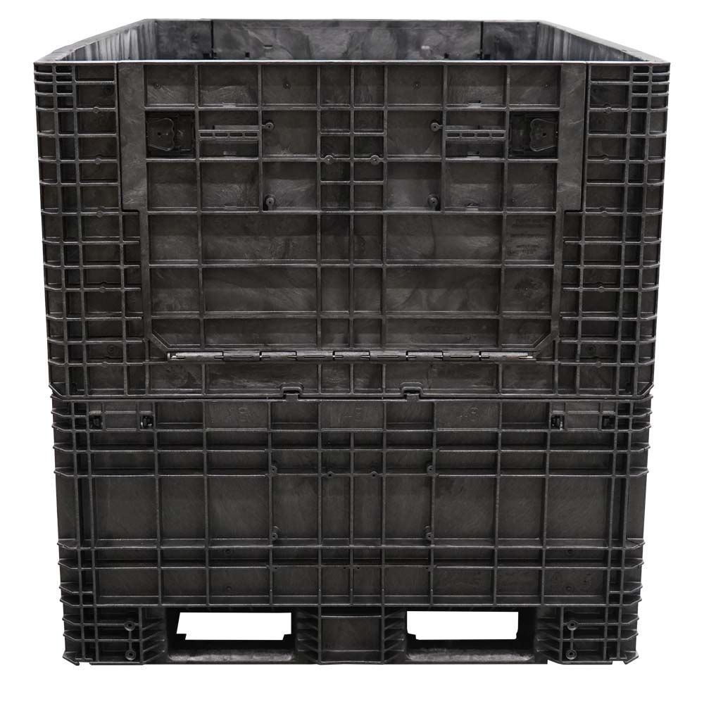 Front view 70 x 48 x 50 Collapsible Bulk Container