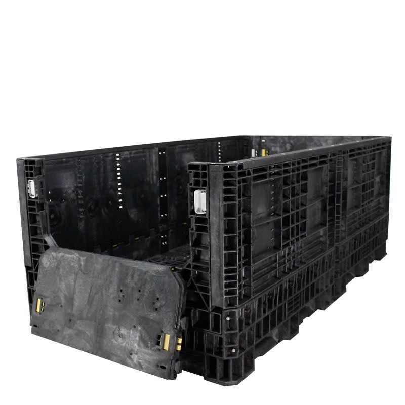 90 x 48 x 34 Collapsible Bulk Container with drop door down